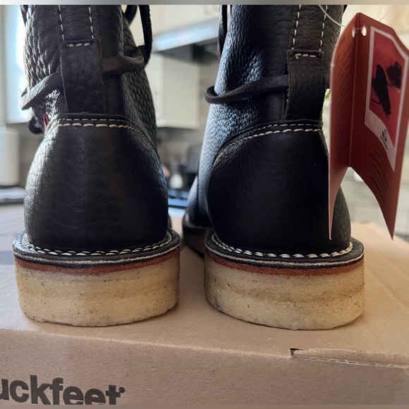 Duckfeet Silkeborg tall leather shearling wool winter boots size 39 new in box - Picture 8 of 16